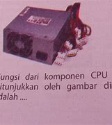 Cpu Fungsinya Untuk